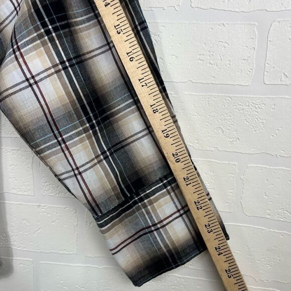 Wrangler Mens Pearl Snap Button Down size XL 46" Chest Cowboy Western - Picture 8 of 11